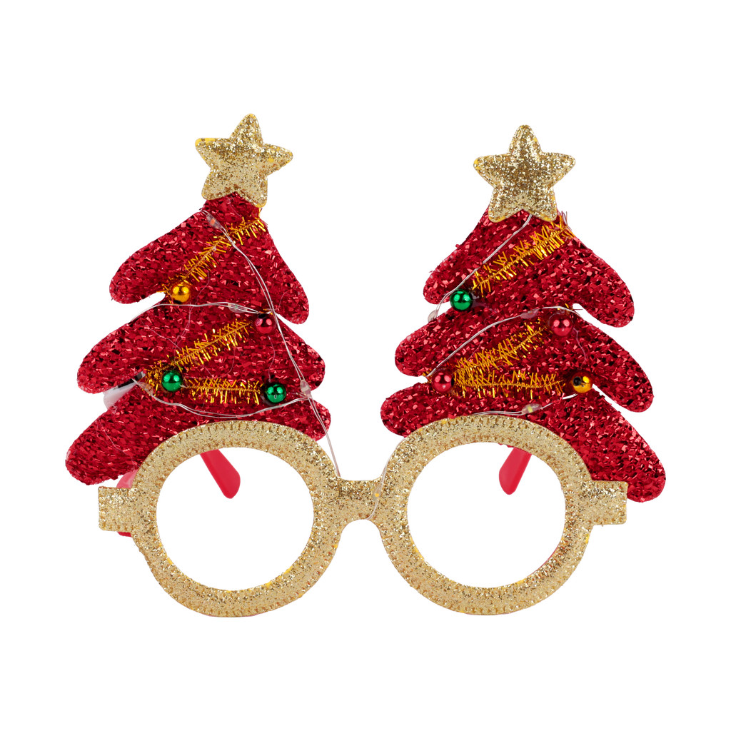 KASSA HOME แว่นตา Christmas24  LX-2417-R 14x14x16 ซม. แดง