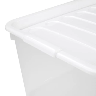 KASSA HOME กล่องอเนกประสงค์พร้อมฝาปิด 23 ลิตร รุ่น PSM-AA-2056 สีขาว