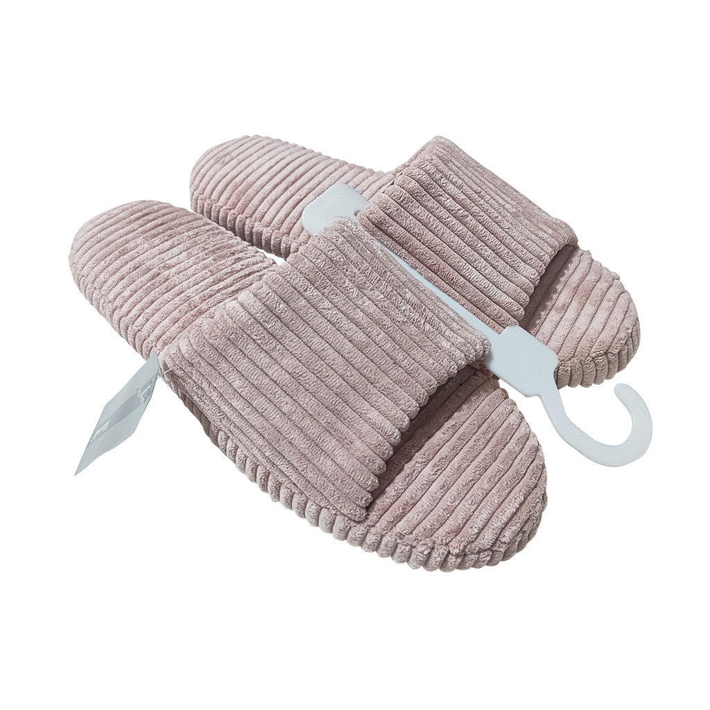 KASSA HOME รองเท้าใส่ในบ้าน Corduroy รุ่น NPPC2275 ไซซ์ 41 สีชมพู