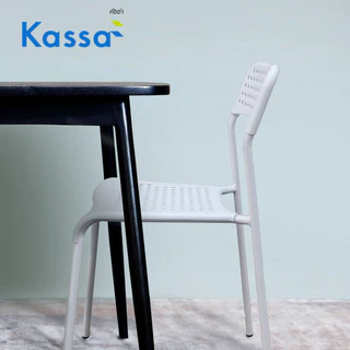 KASSA เก้าอี้พลาสติก รุ่น 1533-W สีขาว