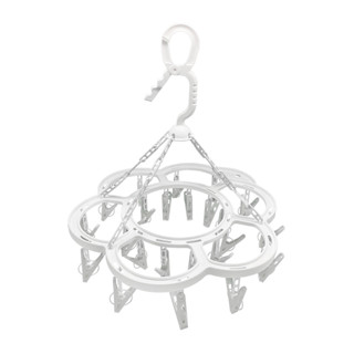 KASSA HOME ห่วงตากผ้าพลาสติกกิ๊บ 24 ตัว (ดอกไม้) รุ่น 3948 ส…