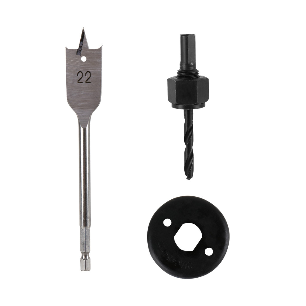 GIANTTECH ดอกโฮลซอล์เจาะไม้ รุ่น G430009 ขนาด 10.8 x 20.6 x 5 ซม. (แพ็ก 3 ชิ้น/ชุด) สีเงิน