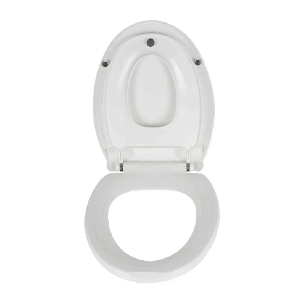 KASSA ฝารองนั่งพลาสติก ทรงรี SLOW CLOSE 2 ชั้น รุ่น KS-STC2290 สีขาว