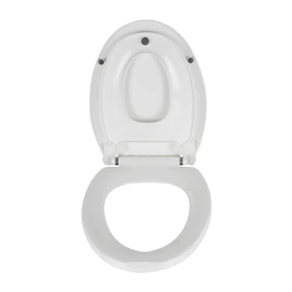 KASSA ฝารองนั่งพลาสติก ทรงรี SLOW CLOSE 2 ชั้น รุ่น KS-STC2290 สีขาว