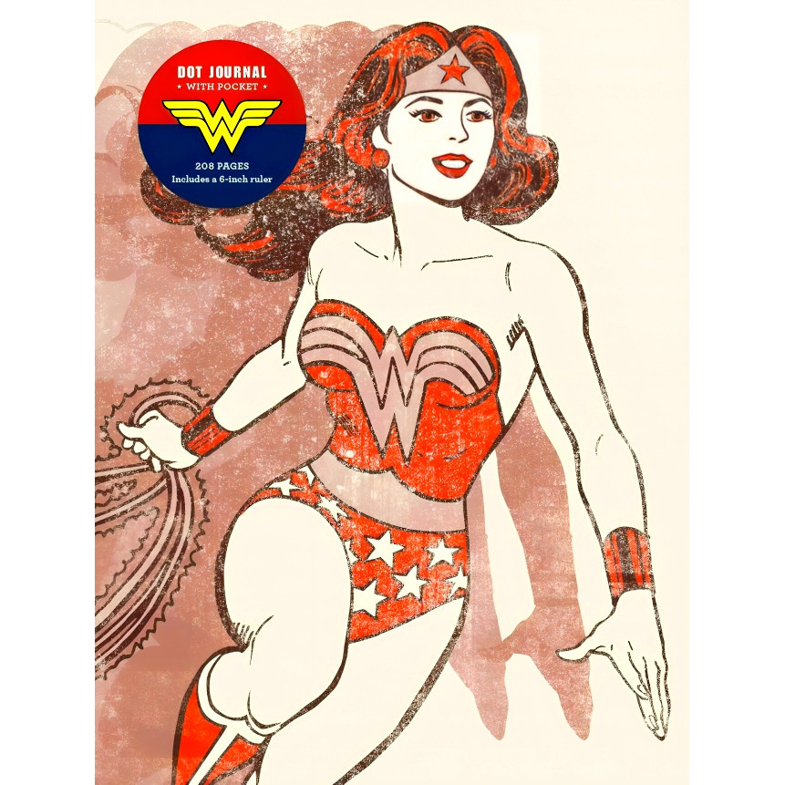 BBW หนังสือ Dc Comics: Vintage Wonder Woman Dot Journal ISBN: 9781683839040