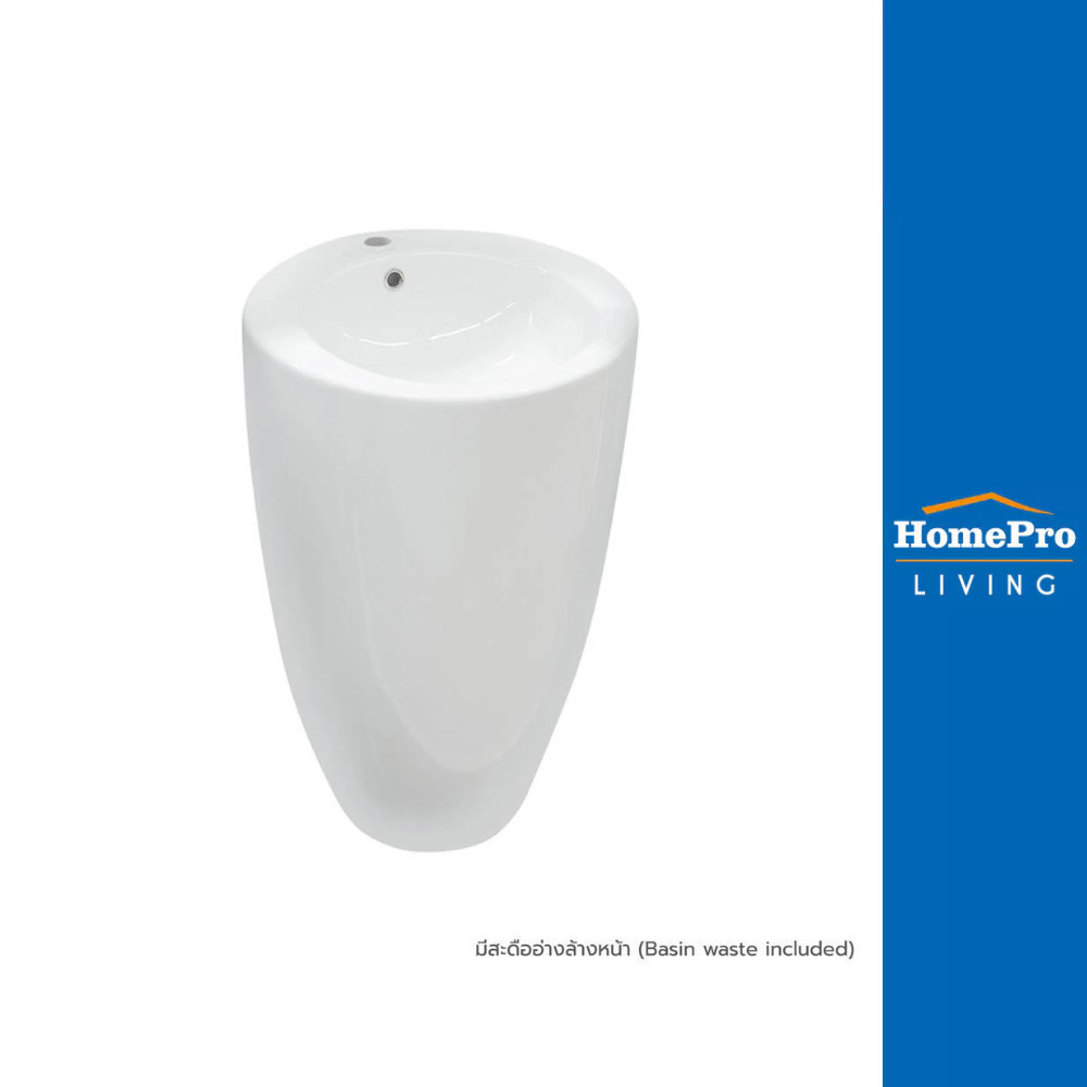 [สินค้าไม่รวมติดตั้ง] HomePro อ่างเคาน์เตอร์ MOYA LX-8001 สีขาว แบรนด์ MOYA แถม สะดืออ่างล้างหน้า