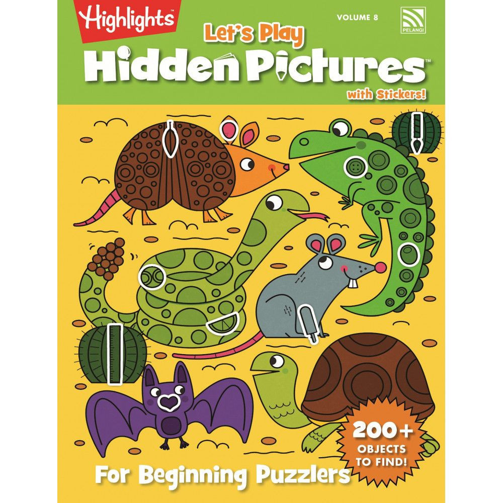 ^NANMEEBOOKS หนังสือ HIGHLIGHTS - LET'S PLAY HIDDEN PICTURE 8 เพอลังอิ