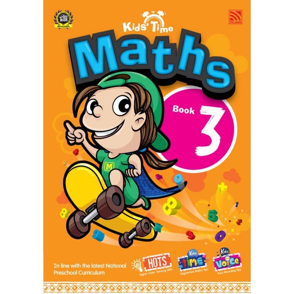 ^NANMEEBOOKS หนังสือ Kids' Time Maths Book 3