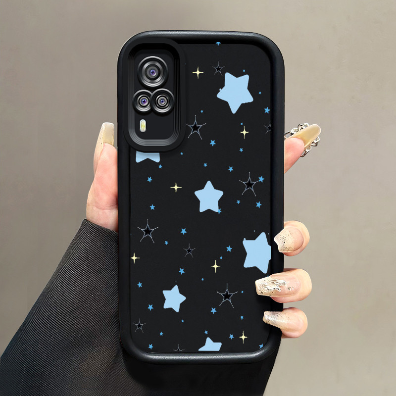 เคสสำหรับ VIVO Y51 2020 Y51A 2020 Y31 2020 Y53s Y33 เคสโทรศัพท์ลายดาว
