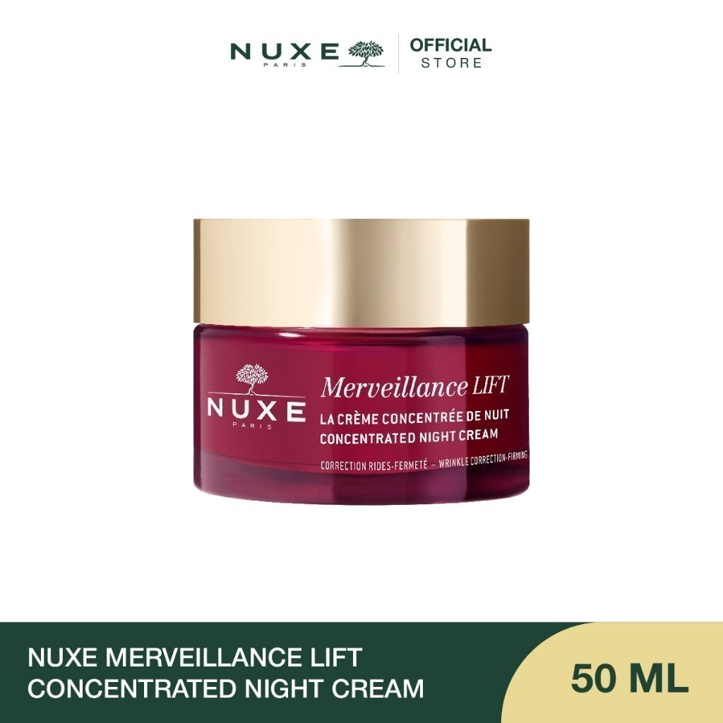 (Exp.02/2027) NUXE MERVEILLANCE LIFT CONCENTRATED NIGHT CREAM ครีมบำรุง ดูแลริ้วรอยให้ดูตื้นขึ้น
