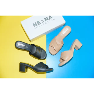 รองเท้าเเฟชั่นผู้หญิงเเบบเเตะส้นสูงทรงเเม็กซี่ No. 8270 NE&NA Collection Shoes