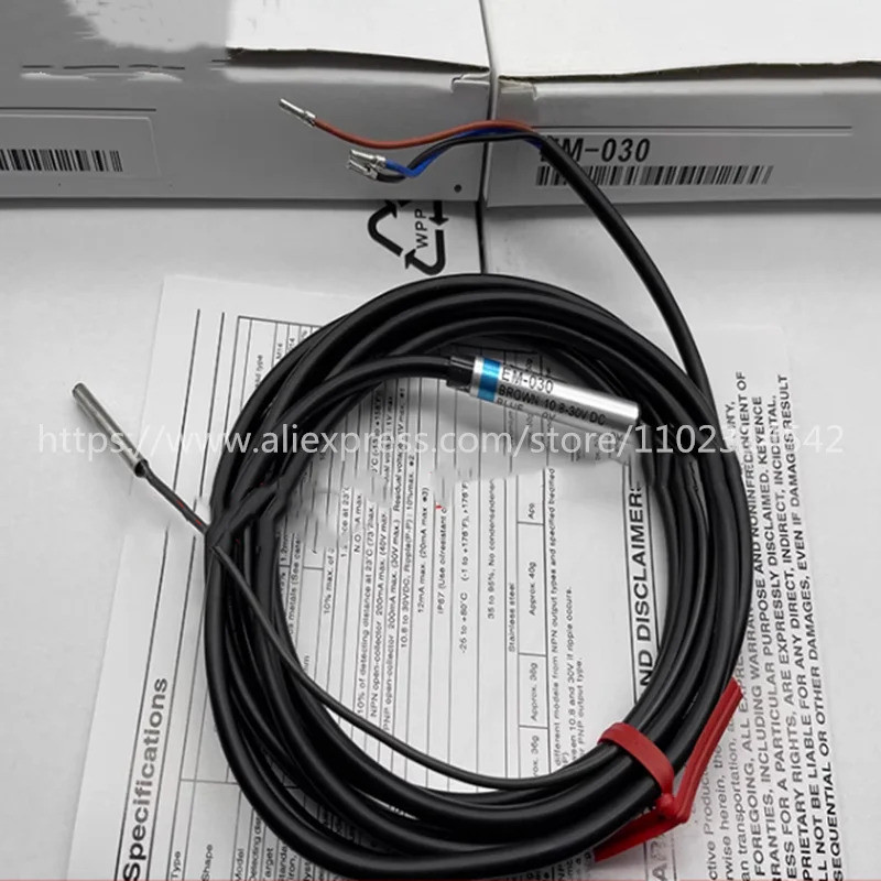 <0> สวิตช์ใกล้เคียงคุณภาพสูงใหม่ EM-030 EM-038 EM-054 EM-080 EM-005 EM-005P EM-080P EM-030P EM-038P 