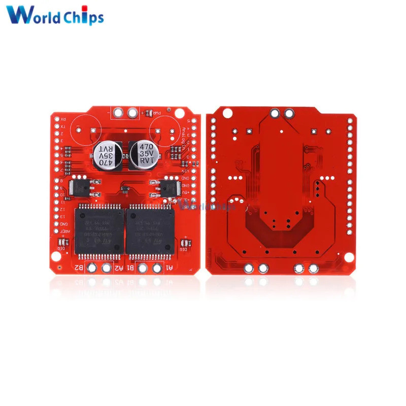 โมดูลไดรเวอร์มอเตอร์สเต็ปเปอร์ VNH2SP30 คู่ 16V 30A Monster Moto Shield แทนที่ L298N สำหรับ Arduino