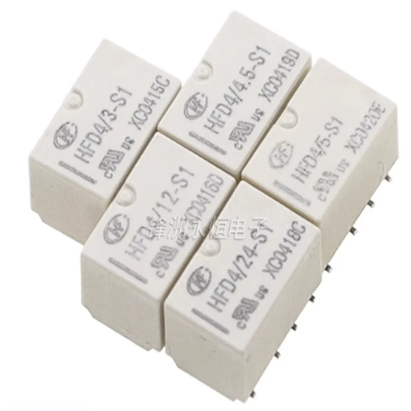 ❂10ชิ้นใหม่สัญญาณรีเลย์ HFD4/5-S HFD4/12-S HFD4/HFD4-12V-S HFD4/12 HFD4 12วินาที HFD412S HFD4 3วินาท