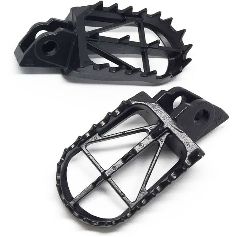 DRC พักเท้าวิบากโครเมียม KX65 KX80 KX85 KX100 KX112