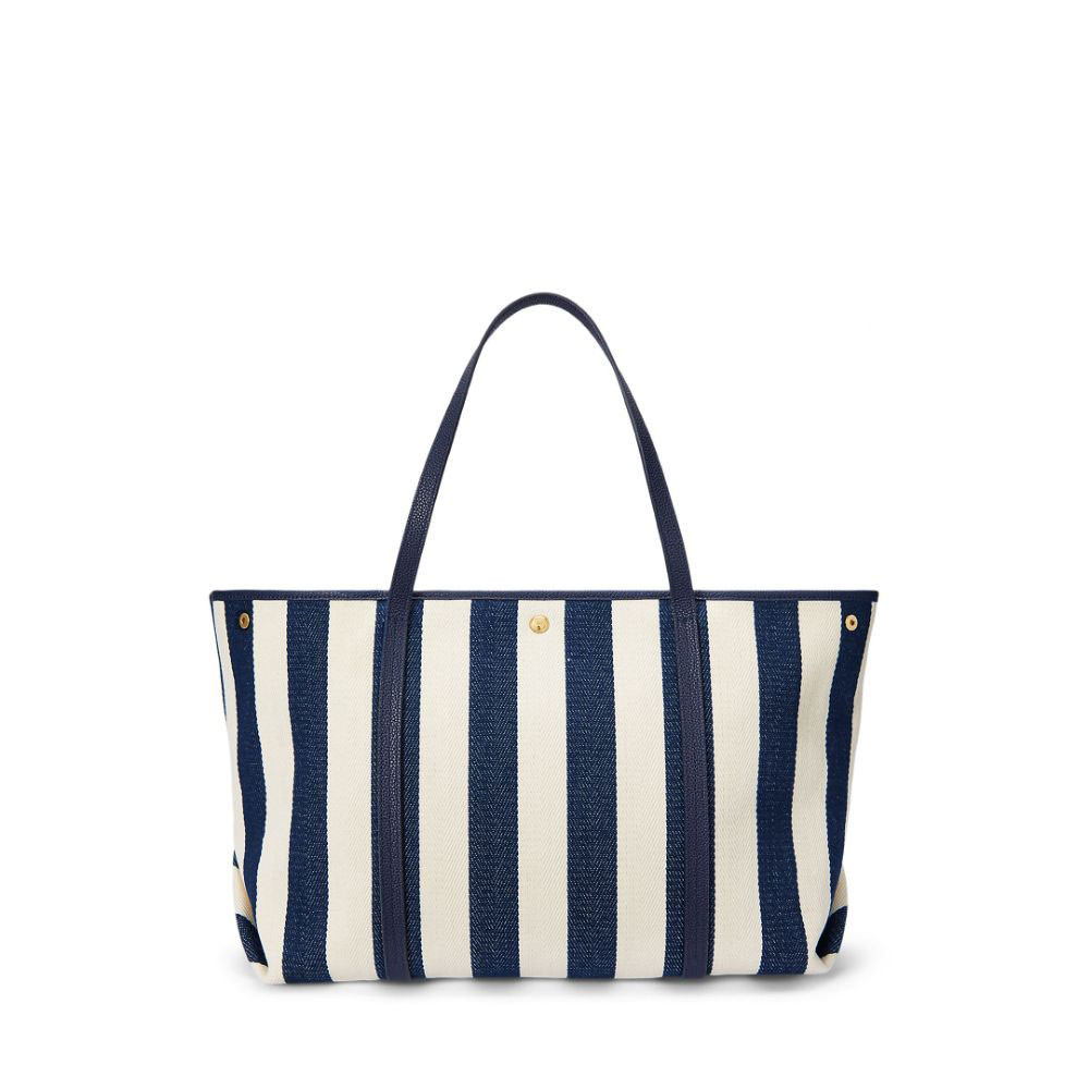 Polo Ralph Lauren กระเป๋าทรงโท้ทผู้หญิง รุ่น WALRBAG0G620320 สีกรมท่า