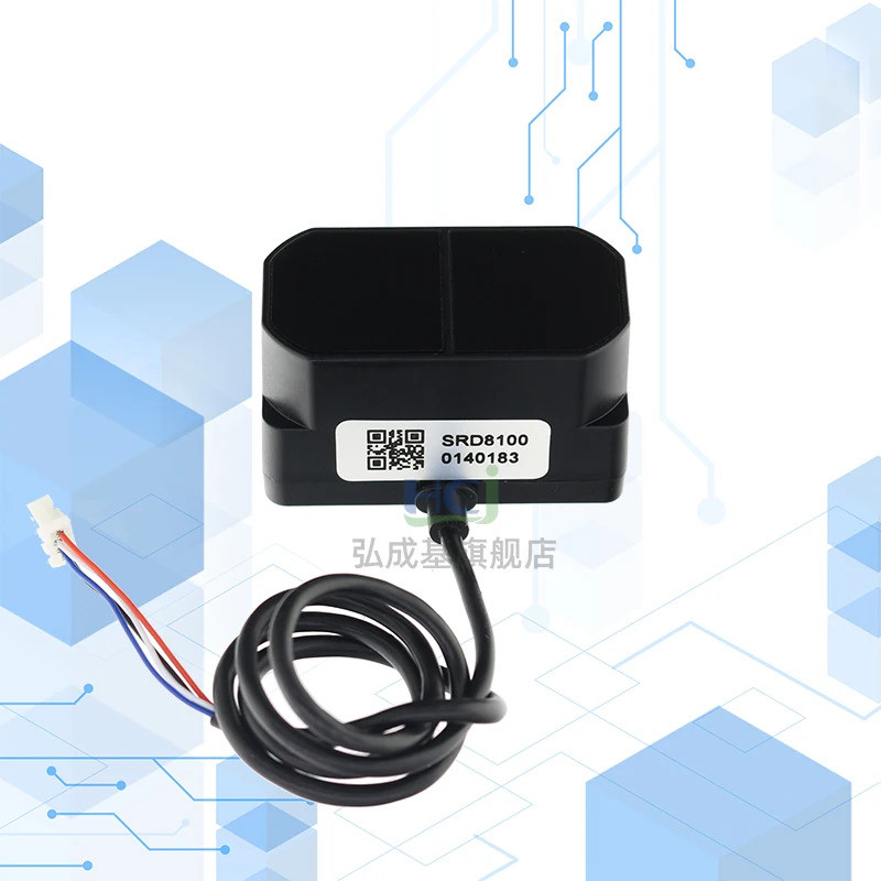 โมดูล Lidar เวลาบิน ToF ระยะ 0.1-12 เมตร UART / I2C กันน้ำ IP65