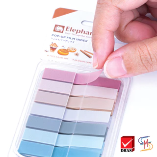 Elephant ตราช้าง สติ๊กโก้โน๊ต ฟิล์มอินเด็กซ์ 8X45 มม. จำนวน 140 แผ่น