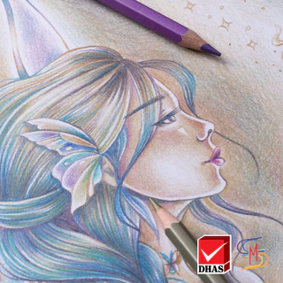 Master Art มาสเตอร์อาร์ต สีไม้ ดินสอสีไม้ 12 สี รุ่น METALLIC SET Special collection (1 กล่อง)