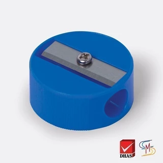 Elfen กบเหลา กบเหลาดินสอ EF-S2 กลม คละสี 48 ชิ้น (1 กระปุก)