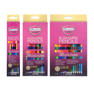 Master Art มาสเตอร์อาร์ต สีไม้ ดินสอสี ชนิด 2 หัว 12-36 สี