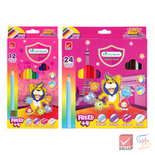 Master Art มาสเตอร์อาร์ต สีไม้ ดินสอสีไม้ แท่งยาว 12 สี / 24…