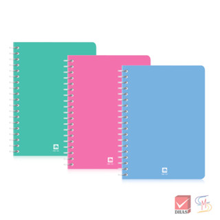 Elephant ตราช้าง สมุดโน๊ต สมุดริมลวด นีออน B5 NW-101 70G 60S…