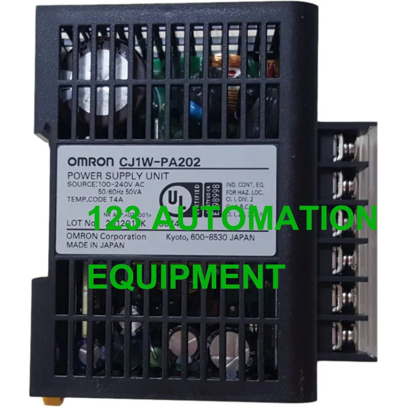โมดูลแหล่งจ่ายไฟสลับตัวควบคุม CJ1W-PA202 OMRON ของแท้