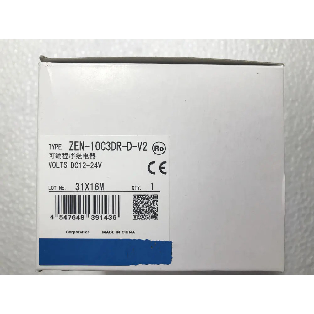 ใหม่และต้นฉบับ ZEN-10C3DR-D-V2 ​​  รีเลย์โปรแกรมได้ 12-24VDC