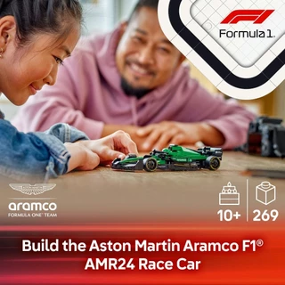 LEGO Speed Champions 77245 Aston Martin Aramco F1 AMR24 Race Car (269pcs.), Building Blocks, Kids Toy