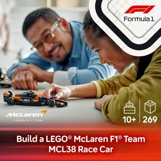 LEGO Speed Champions 77251 McLaren F1 Team MCL38 Race Car (269pcs.), Building Blocks, Kids Toy