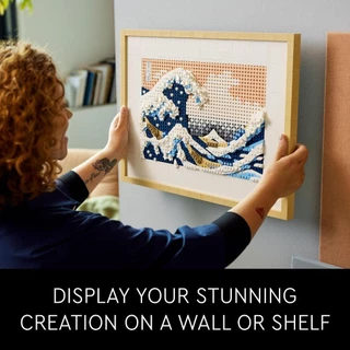 LEGO ART 31208 Hokusai – The Great Wave Building Kit (1810pcs.), Building Blocks, Kids Toy