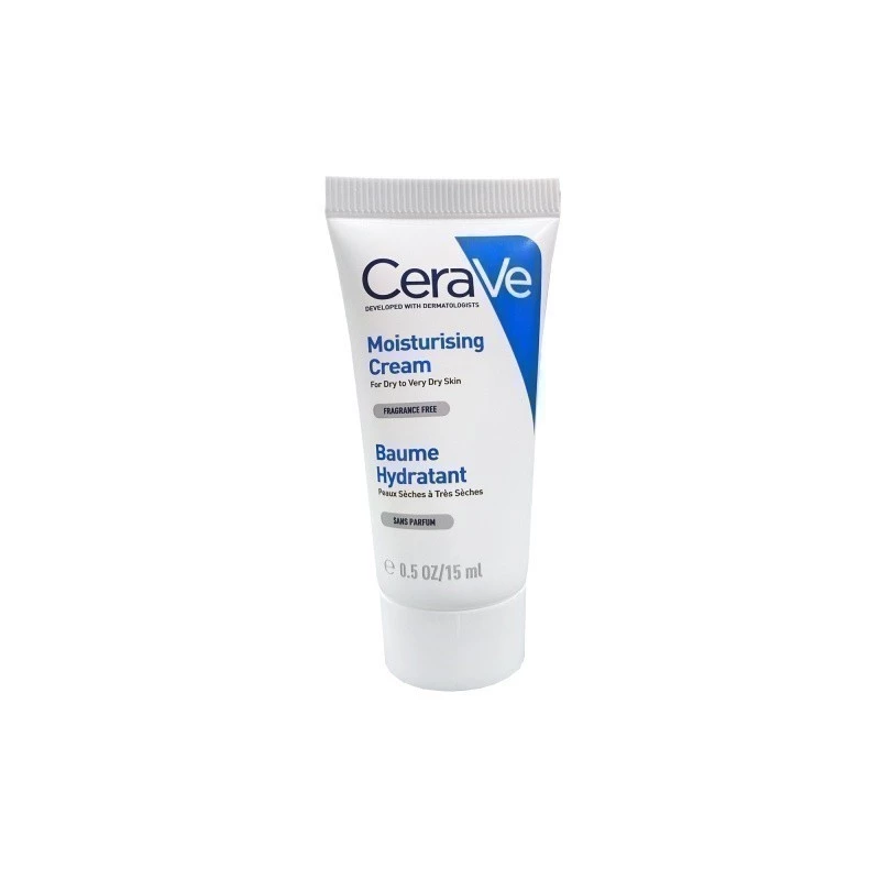 [Gift] เซราวี CERAVE Moisturising Cream ครีมบำรุงผิวหน้าและผิวกาย สำหรับผิวแห้ง-แห้งมาก 15g [สินค้าสมนาคุณงดจำหน่าย]