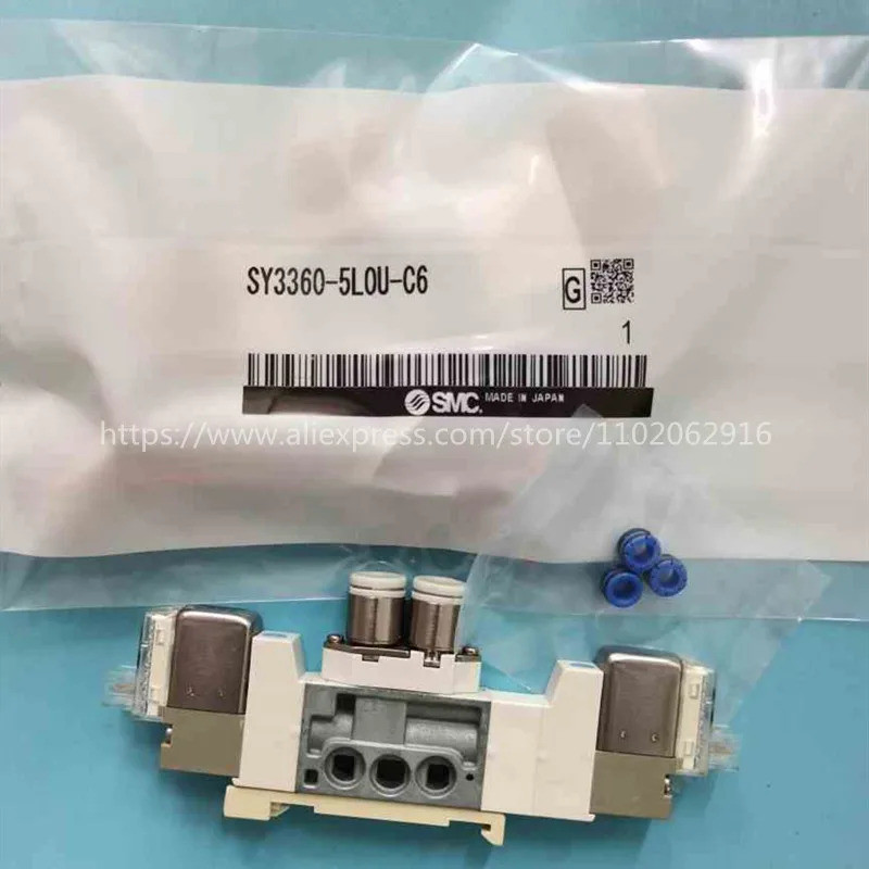 SMC โซลินอยด์วาล์ว SY3360-5LZE-C6 SY3360-5LOU-C6 SY3360-5LOU-C4 SY5160-5LZE-01 SY5160-5LZ-C6 SY5260-