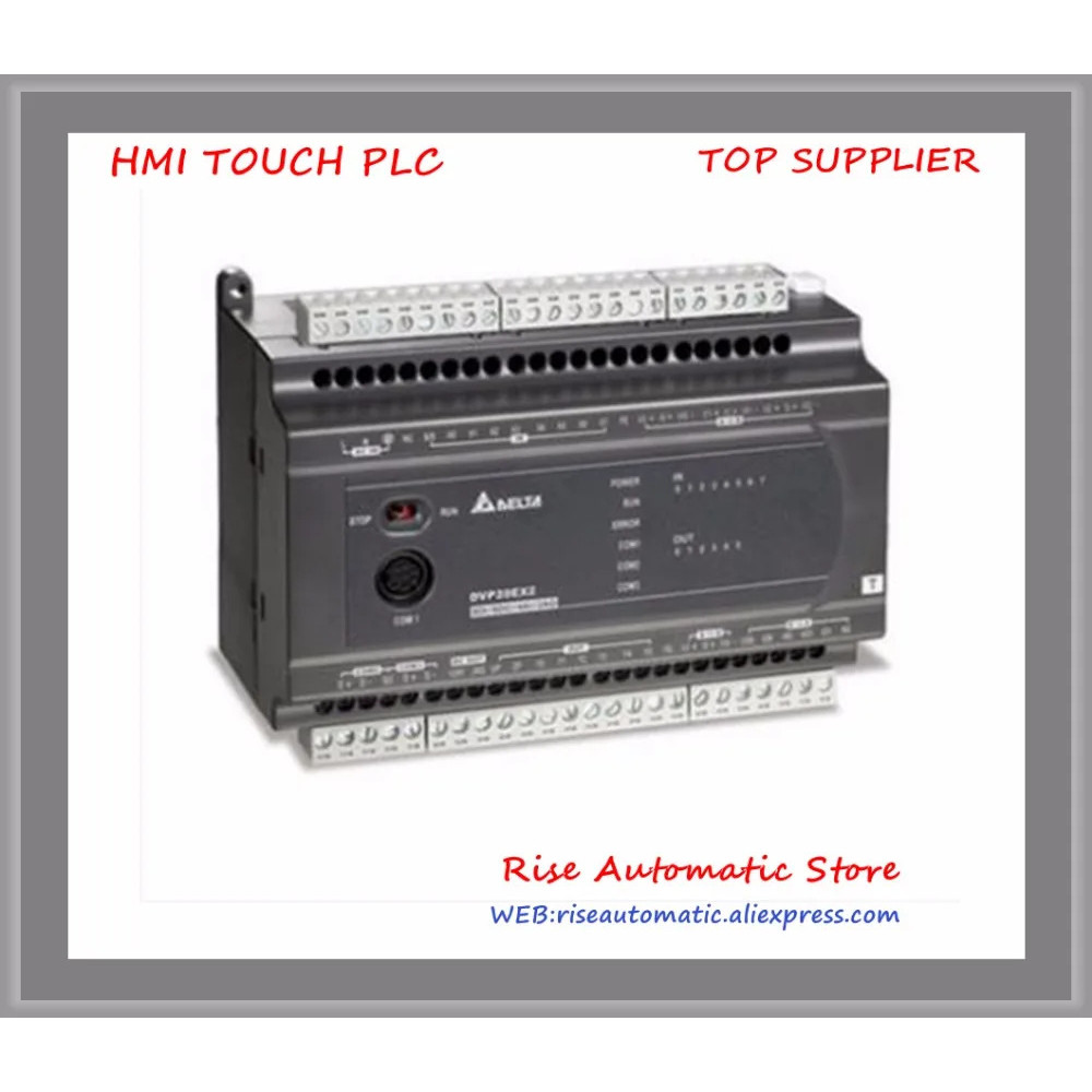 ตัวควบคุมโปรแกรมใหม่ ES2 Series 24-Point 24DO Relay DC Power DVP24XN11T DVP24XN00T DVP24XN200R 100-2