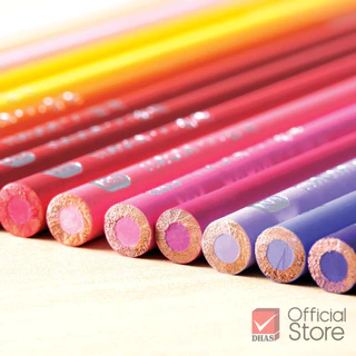 Kioku สีไม้ ดินสอสีไม้ 50 สี แท่งกลม สไตล์ญี่ปุ่น จำนวน 1 กล่อง