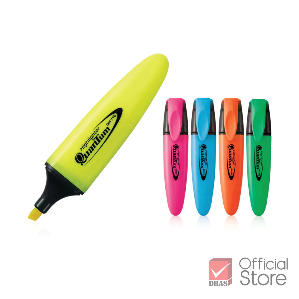 Quantum ปากกาไฮไลท์ ปากกาเน้นข้อความ QH-710 จำนวน 1 ด้าม