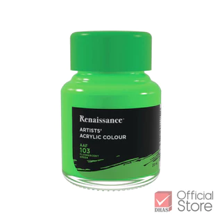 Renaissance สีอะคริลิค 20 มล. สีสะท้อนแสง 6 เฉดสี จำนวน 1 ขวด