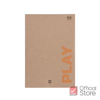 Elephant สมุด สมุดนักเรียน 70G 60S 9/60 ปกกระดาษคราฟต์ คละลาย จำนวน 1 เล่ม