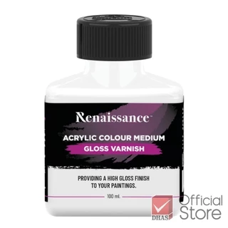 Renaissance สื่อผสมสีอะคริลิค กลอสวานิช 100 มล. จำนวน 1 ขวด