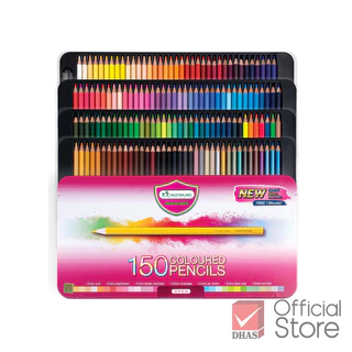 Master Art สีไม้ 150 สี รุ่นใหม่ (แท่งยาว) เฉดสีธรรมชาติ - 1 กล่อง