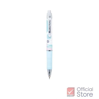 Quantum ปากกาลูกลื่น 0.5 มม. รุ่น Funny หมึกเจลลูลอยด์ สีน้ำเงิน (ด้ามคละสี) – จำนวน 1 ด้าม
