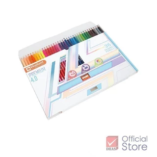 Elephant สีไม้ 36 สี รุ่น Premium 4.0 (ไส้ใหญ่พิเศษ 4.0 มม.) - 1 กล่อง