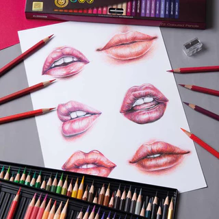 Master Art สีไม้ 72 สี รุ่นใหม่ (แท่งยาว) ระบายนุ่ม - 1 กล่อง