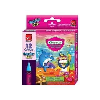 Master Art สีเทียน ขนาดกลาง 12 สี จำนวน 1 กล่อง