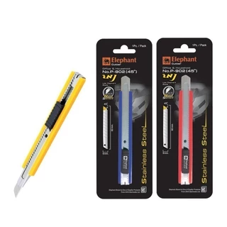 Elephant คัตเตอร์ มีดคัตเตอร์ Economy รุ่น P-902 9 มม. 45° ใบมีด SK5 จำนวน 1 อัน