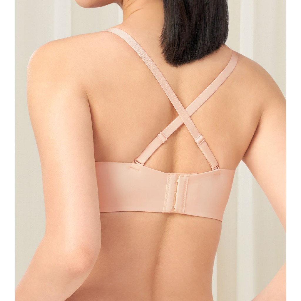 Triumph เสื้อชั้นในแบบเกาะอกไม่มีโครง รุ่น Tri-zone HPD รหัส 10218664 สีครีม 00CS — صورة 5