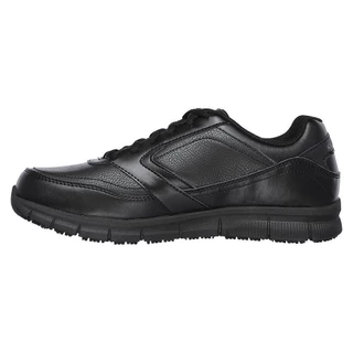 Skechers สเก็ตเชอร์ส รองเท้าทำงานผู้ชาย Men Work Nampa Slip Resistant Work Shoes - 77156-BLK Memory Foam