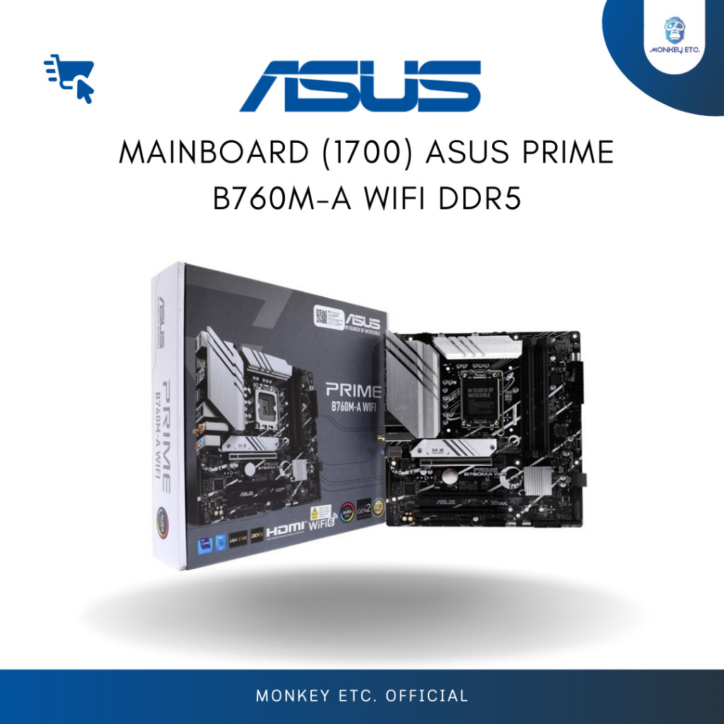 MAINBOARD (1700) ASUS PRIME B760M-A WIFI DDR5