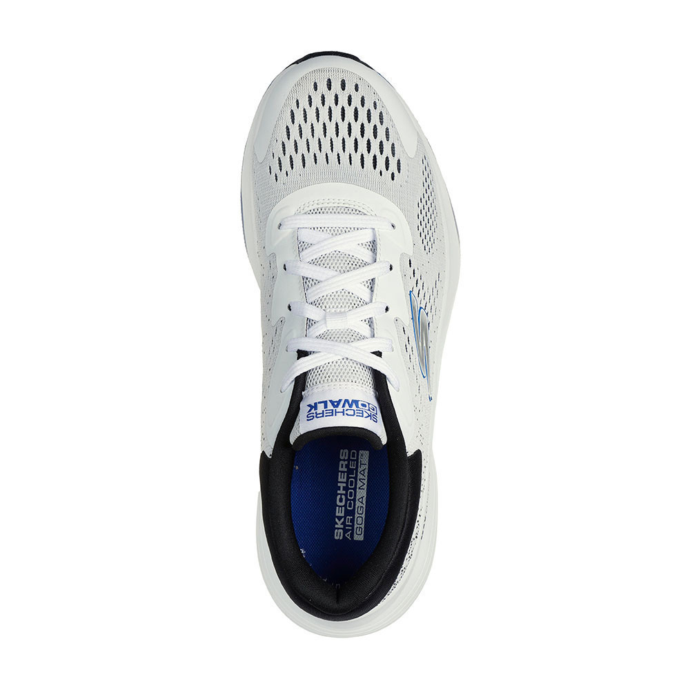 Skechers สเก็ตเชอร์ส รองเท้าผู้ชาย Men GOwalk Max Walker GOwalk Shoes - 216579-WTBK - Air-Cooled Goga Mat